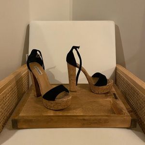 Steve Madden Gonzo Cork Platform Heels